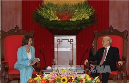 Tổng Bí thư Nguyễn Phú Trọng tiếp Lãnh đạo phe thiểu số Hạ viện Hoa kỳ